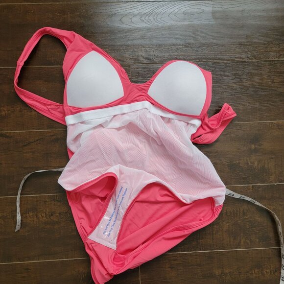 NEW Tommy Bahama One Piece Swimsuit Womens 16 Tie Wrap Beach Vacation Pool - Picture 5 of 9